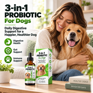 Enzyme digestive canine puissante en liquide avec probiotiques et prébiotiques bioactifs <span class=keywords><strong>pour</strong></span> soutenir les chiens ayant un estomac sensible 2oz - Product Image 2