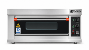 <span class=keywords><strong>Four</strong></span> électrique commercial 1 plateau 1 compartiment 4,6 kW pour la cuisson du pain, des gâteaux et des pizzas en boulangerie - Product Image 3