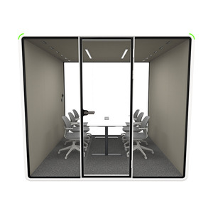 Cabina Insonorizada Profesional para Estudio, Sala de Reuniones, Cabina Acústica Insonorizada para 6 Personas, Cabina de Grabación para Oficina - Product Image 1