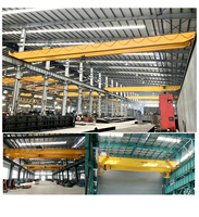 Pont roulant à double poutre à faible hauteur de levage 50T 63T 70T, entraînement 3-en-1 VFD, déplacement fluide pour usine de fabrication de machines lourdes