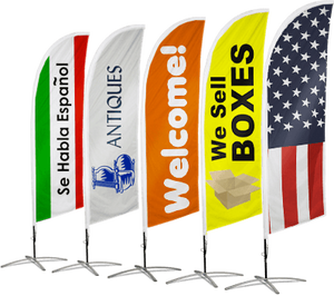 Promotional <strong>Custom</strong> Print Double Sided Polyester Flags Cheap Blank <strong>Banner</strong> with Your Logo - Product Image 3