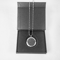 HOONNI collier pendentif énergie scalaire quantique personnalisé pendentif énergie scalaire science quantique original