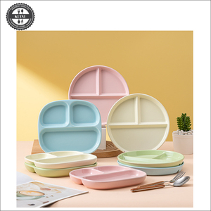 Керамическая 3-х отсекная пластина управления многоразовая бариатрическая тарелка для детей и взрослых, безопасная для микроволновой печи и посудомоечной машины - Product Image 2