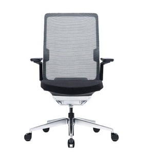 <span class=keywords><strong>Chaise</strong></span> de bureau ergonomique pivotante de luxe blanche avec appui-tête et dossier haut, vente en gros d'usine - Product Image 1
