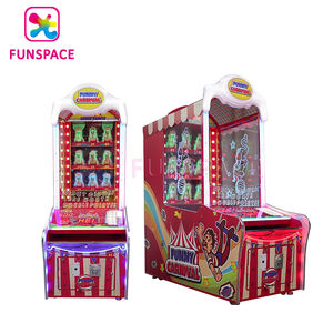 Funspace Ticket Redemption Máquina de juego de arcade Operado por monedas <span class=keywords><strong>Hit</strong></span> The Clown Win Scoring Funny Carnival Ball Throwing Game Machine - Product Image 6