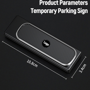 Xe ô tô Bảng điều khiển ẩn số điện thoại biển số xe tạm thời thẻ đậu xe xe số điện thoại biển số điện thoại - Product Image 5