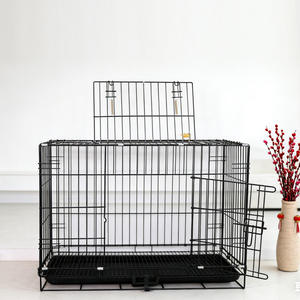 Groothandel Verkoop Van Duurzame Opvouwbare Tweedeurs Grote Hondenkennels Kleine Ijzeren Hondenkooien Voor Huisdieren - Product Image 1