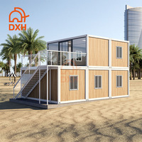 Maisons conteneurs préfabriquées ODM Living, 1, 2, 3, 4 chambres, bureaux, maisons portables préfabriquées, deux chambres avec toilettes intégrées