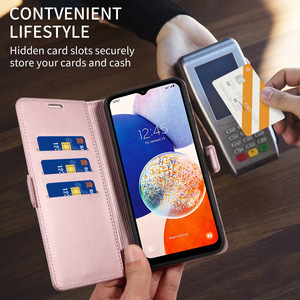 เคสโทรศัพท์แบบกระเป๋าสตางค์สำหรับ <span class=keywords><strong>Xiaomi</strong></span> Redmi Note 14 Pro Redmi 15C <span class=keywords><strong>Xiaomi</strong></span> 17  วัสดุหนัง PU พร้อมขาตั้ง ช่องใส่บัตร  ปลอดภัยต่อสิ่งแวดล้อม - Product Image 4