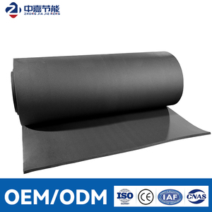 Rouleau de panneau isolant thermique en mousse de caoutchouc flexible 15 mm, largeur 1,5 m, matériaux d'isolation thermique anti-moisissure pour système de plafond CVC - Product Image 1