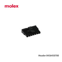 Connecteurs MOLEX 0436450700, Interconnexions, Connecteurs Rectangulaires, Boîtiers de Connecteurs Rectangulaires Série Micro-Fit 3.0 43645