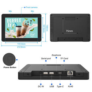 8 Zoll Wandmontiertes LCD Digital Signage mit Touchscreen für den Innenbereich, Android 11, 2+16GB, Werbedisplay für Sanitärräume - Product Image 3