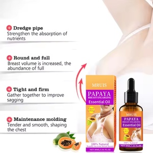 100% Natural aumento rápido belleza de los senos aumento de los senos aceite esencial de elevación de la cadera aumento de los senos aceite de suero de papaya - Product Image 4