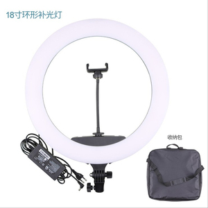 Support de téléphone portable pour la beauté en direct, support de bâton lumineux pour appareil photo, anneau lumineux professionnel rond de 22 pouces, trépied à selfie avec lumière LED - Product Image 4