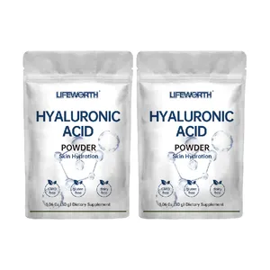 Lifeworth Wholesale Bulk Molecular Food Grade Hyaluronic Acid Powder With Collagen Skin Whitening