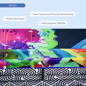 Toalla de playa de doble cara de diseño personalizado, gamuza de microfibra reciclada o Waffle Australia Tesalate, toalla de verano sin arena - Product Image 4