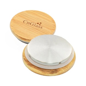 Cnglass 600ml ThủY Tinh Trà nồi Stovetop an toàn thủy tinh Nước Jug thủy tinh borosilicate ấm trà với nắp tre - Product Image 5