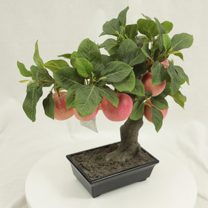 Nhà Máy Bán Buôn trong nhà Mini Bonsai Cây Táo cây nhân tạo nhựa cây ăn quả cây táo - Product Image 3