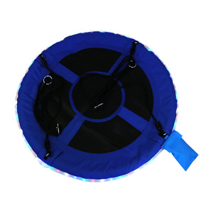 Columpio Redondo para Árbol de 100 cm, Tela Oxford, Iluminado, para Interiores y Exteriores, para Adultos y Niños - Product Image 2