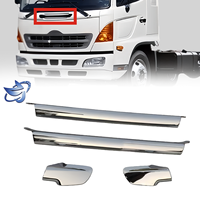 Zhijing Grosir Penjualan Panas Chrome Plastik Panel Depan Handle Garnish Suku Cadang Bodi Truk Aksesoris Jepang untuk HINO MEGA 500