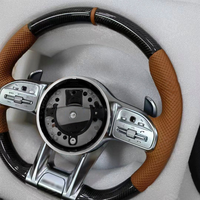 Volant en cuir personnalisé adapté aux Mercedes Benz Gls Gle W204 W205 W213 W219 W222 E63 Amg C63 E63 S63 G63 G65