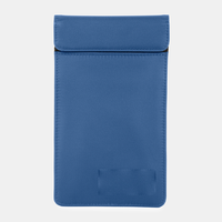 Faraday Pouch Bag Box Protection contre le vol de voiture de clé de voiture élégante avec des matériaux en cuir de silicone PU pour iPhone Pochette