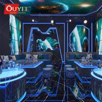 Nouvelle arrivée, comptoir de bar LED moderne pliable pour restauration rapide, KTV, boîte de nuit, couleur personnalisée, canapé résistant à l'eau et respectueux de l'environnement