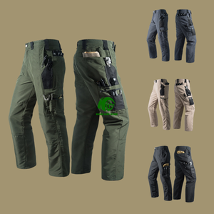 <span class=keywords><strong>Pantaloni</strong></span> Tattici Leggeri Impermeabili ad Asciugatura Rapida Traspiranti per Allenamento all'Aperto Escursionismo Lavoro <span class=keywords><strong>con</strong></span> <span class=keywords><strong>Elastico</strong></span> in Vita per Uomo - Product Image 1