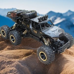<span class=keywords><strong>Voiture</strong></span> RC <span class=keywords><strong>tout</strong></span>-<span class=keywords><strong>terrain</strong></span> 4x4 à grande vitesse de 46 cm à six roues en alliage pour véhicule <span class=keywords><strong>tout</strong></span>-<span class=keywords><strong>terrain</strong></span>, escalade, radiocommande, monstre, chargeur - Product Image 3