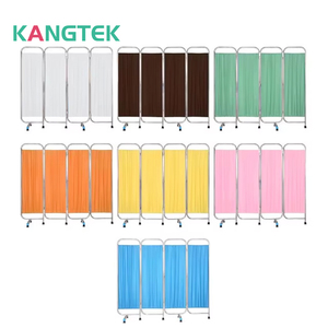Kangtek Trung Quốc Nguồn cung cấp Nhà sản xuất thép không gỉ 4 lần 3 lần di chuyển thuận tiện Ward Rèm màn hình cho bệnh viện - Product Image 6