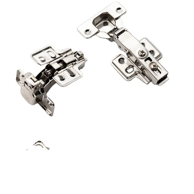 2D Clip On SS Soft Close Full Overlay Hinges Furniture Cabinet Stainless Steel Hydraulic Hinges