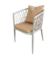 Chaises de jardin en rotin nordiques modernes pour l'extérieur