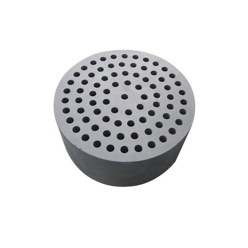 High Density Temperature Resistance Pure Graphite Crucibles Box With holes lid