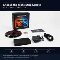 Kit de bande lumineuse LED Joystar Sync 2,3 m, rétroéclairage pour téléviseur, lampe de panneau, IP65, alimentation USB, contrôle par application, pour téléviseur de 32 pouces