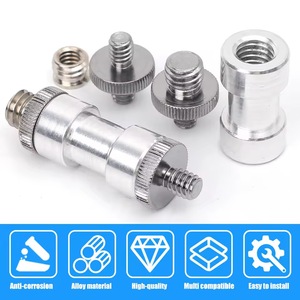 อะแดปเตอร์สกรูตัวแปลงขนาด 1/4 3/8 นิ้ว 20 เกลียว สำหรับกล้อง DSLR ขาตั้ง<span class=keywords><strong>แฟลช</strong></span> ขาตั้งกล้อง และสตูดิโอถ่ายภาพ - Product Image 3