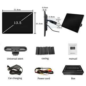 Nouvel écran rotatif de 13,5 pouces pour siège arrière de voiture Navihua, Android 11, publicité taxi, WIFI, Mirror Link, moniteur d'appui-tête USB - Product Image 4