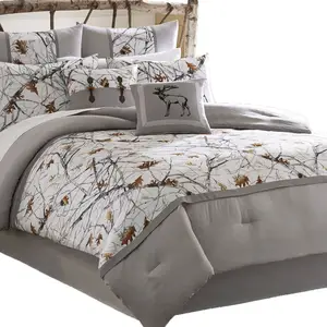 King Size Elegant goose down alternative reversible wholesale comforter bedding sets luxurious comforter