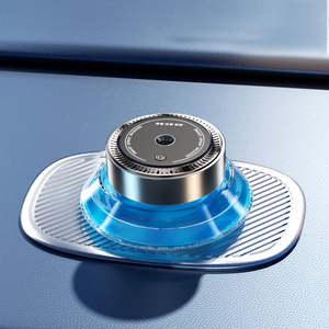 Diffuseur d'air intelligent pour <span class=keywords><strong>voiture</strong></span> avec brume ultrasonique, système de démarrage/arrêt automatique pour intensité de parfum réglable, design plat, <span class=keywords><strong>installation</strong></span> sur tableau de bord - Product Image 5