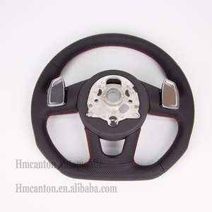 พวงมาลัยรถยนต์แบบมีรูพรุนสำหรับรถ Audi A4 A4L A8 A5 Q5 Q7 A3 A6 Q3 A7 - Product Image 4