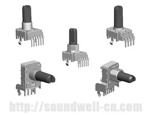 โพเทนชิโอมิเตอร์แบบหมุนพร้อมแกนหุ้มฉนวนขนาด 12 มม. รุ่น RA1150-GOX0C-HA1 - Product Image 1