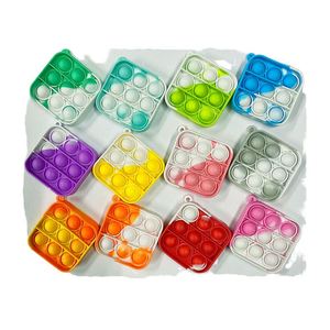 Custom <b>Fidget</b> Toy-Finger Bubble Pop Stress-Relief <b>Keychain</b> - Fun DIY Mochi Toy - Product Image 1