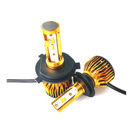 Phares LED YanF2 V6 bicolores 1860 Wick, ampoule de phare de voiture LED universelle H1, lampe de remplacement modifiée