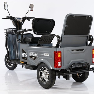 Tricycle à 3 roues, moto électrique, scooter à longue autonomie avec batterie au plomb-acide - Product Image 4