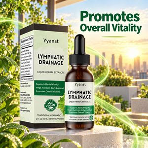 Gouttes liquides végétaliennes OEM ODM pour drainage lymphatique 60ml – Extraits d'herbes favorisant la vitalité globale pour adultes – Soin corporel quotidien - Product Image 6