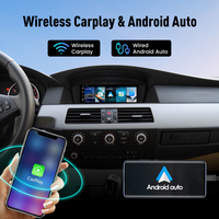 Radio para Auto KUNFINE de 12.3 Pulgadas con Sistema Linux para BMW Serie 5 E60 2006-2010, Sistema CCC CIC, Reproductor Multimedia, Navegación GPS, Carplay