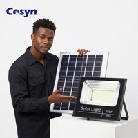 Projecteurs solaires LED haute puissance pour extérieur, 100W, 200W, 300W, 600W, 1000W, 2000W, IP65, dimmables, pour le Kenya et les Philippines
