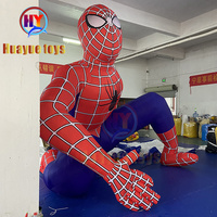 Promotion d'activités commerciales d'extérieur Personnage publicitaire Modèle gonflable Spiderman