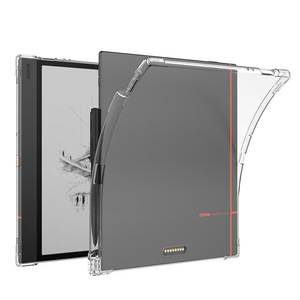 Étui transparent antichoc pour tablette <span class=keywords><strong>Onyx</strong></span> <span class=keywords><strong>Boox</strong></span> <span class=keywords><strong>Note</strong></span> Air 5C 10,3 pouces, coque arrière en TPU souple transparente et fine avec porte-stylet - Product Image 1