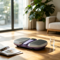 Mini plaque vibrante sans fil portable pour usage domestique, machine de fitness pour tonifier, remodeler, amincir et favoriser le bien-être