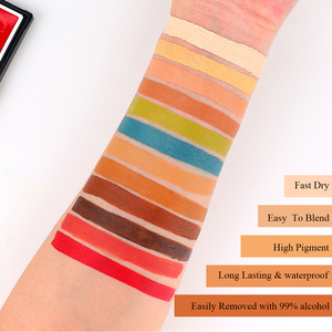 Palette de <span class=keywords><strong>maquillage</strong></span> 12 couleurs, 10 cosmétiques, <span class=keywords><strong>maquillage</strong></span> actif à base d'alcool <span class=keywords><strong>FX</strong></span> pour effets spéciaux - Product Image 4